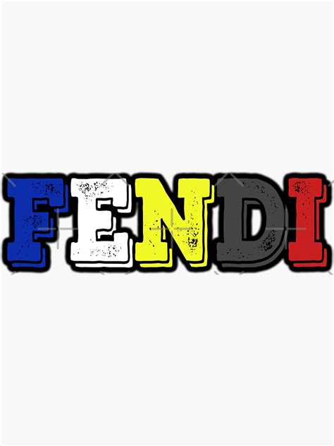 fendi stickerei|Fendi Stickers for Sale .